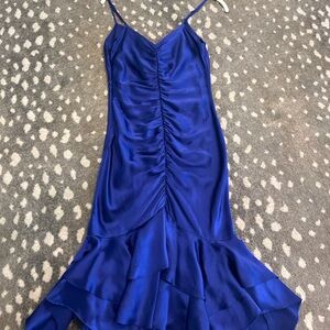 Betsy Johnson beautiful satin ruched dress